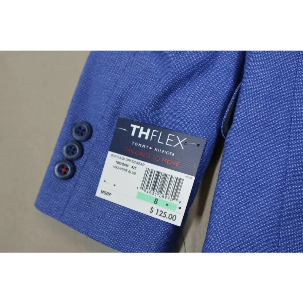 Tommy Hilfiger Boys Mazarine Blue Suit‎ Top Size 8